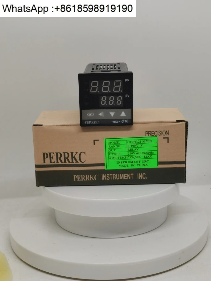PERRKC 온도 조절기 REX-C10FK02-M x EN 릴레이 REX-C10FK02-V 솔리드 스테이트