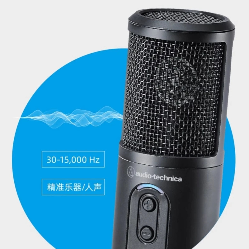 라이브 스트리밍 ATR2500X 컴퓨터 노래방 녹음 장비 프로 데스크탑 USB 마이크
