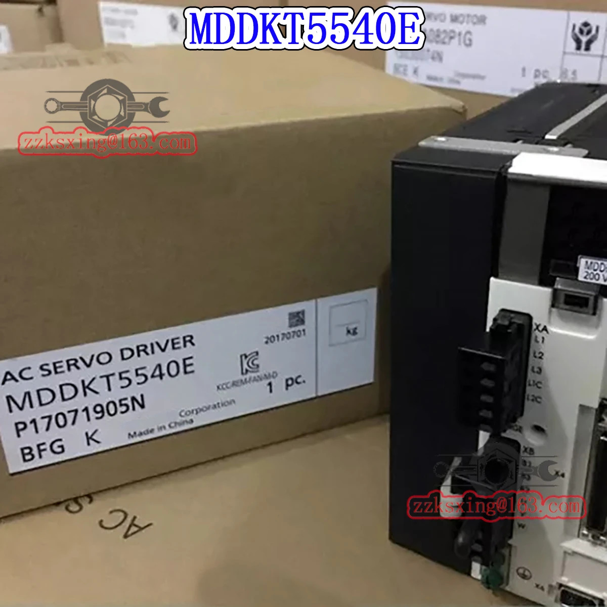 오리지널 AC 서보 드라이버 신 MDDKT5540E