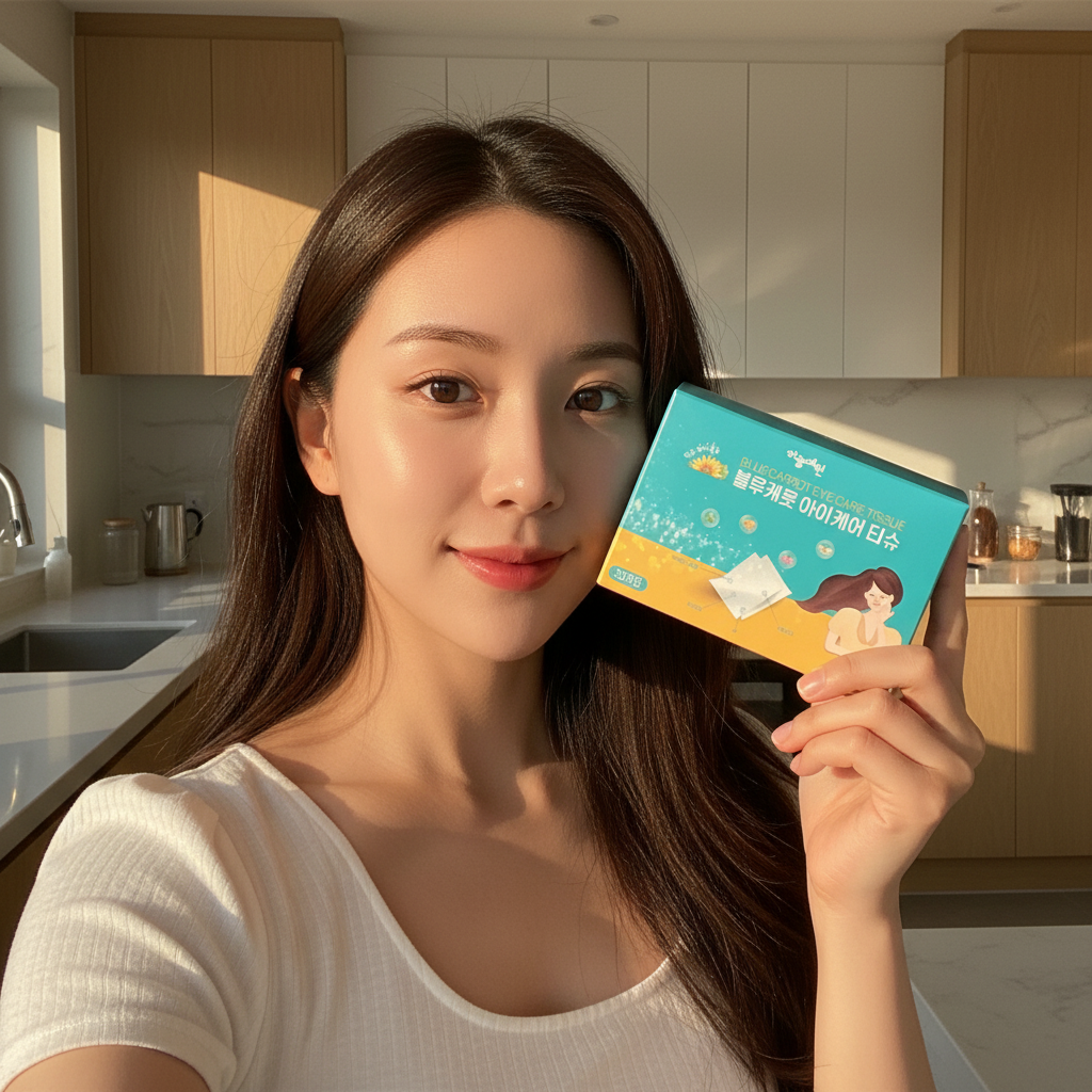 하늘예린 블루케롯 눈알세정 아이케어 눈꺼풀 티슈 30매, 4개 이미지 6