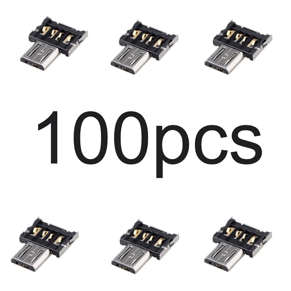 Cablecc 100피스 미니 사이즈 USB 3.0 리더기, 5핀 SD 마이크로 - SDXC 태블릿/휴대폰용 카드 TF 어댑터, OTG 1 Grey USB-C to TF OTG - 상품 이미지