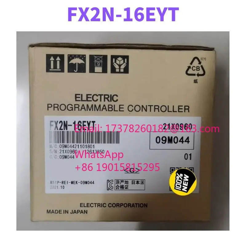 FX2N-16EYT 오리지널 PLC 모듈