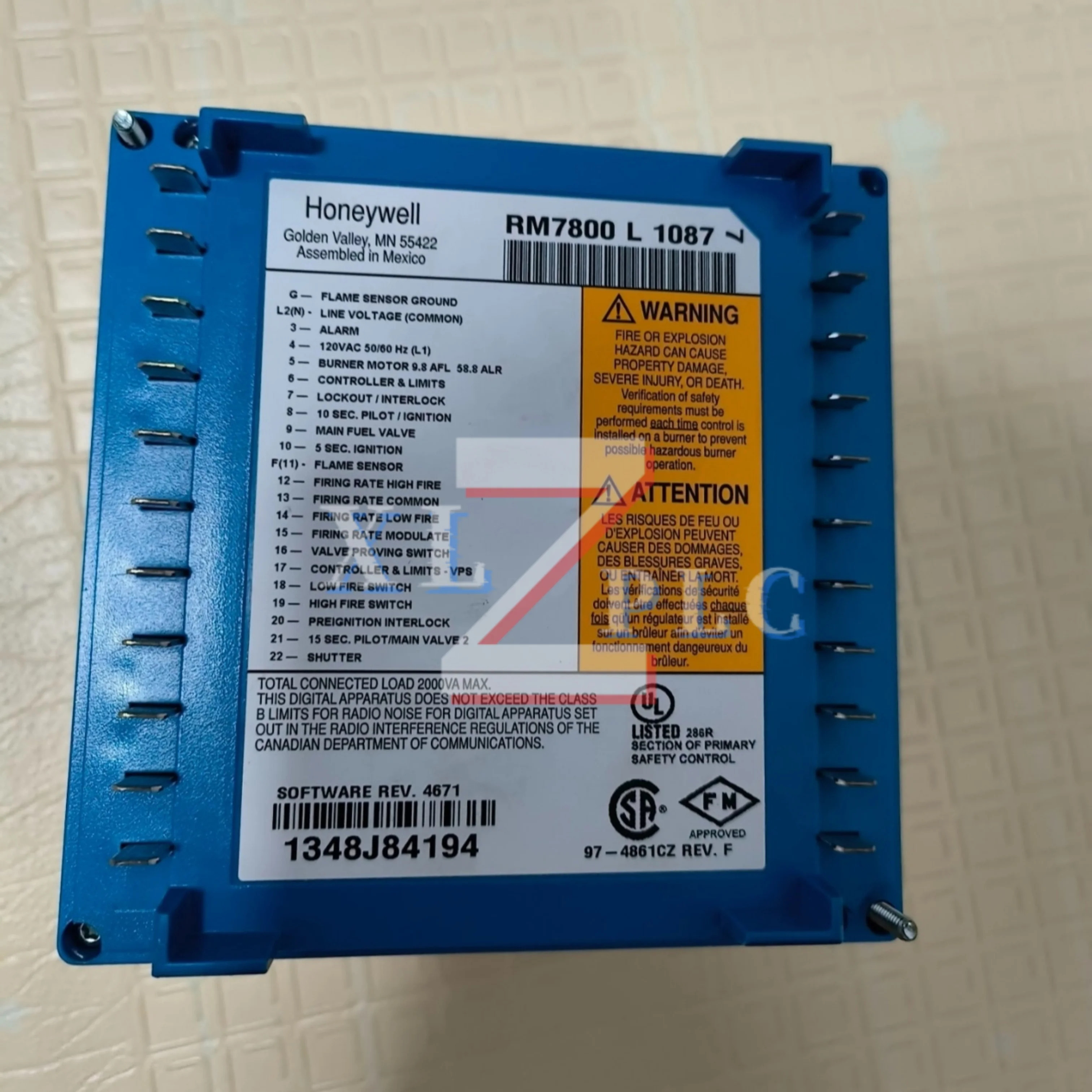 프로그래밍 컨트롤러 원본 RM7800L1087 RM7840L1018