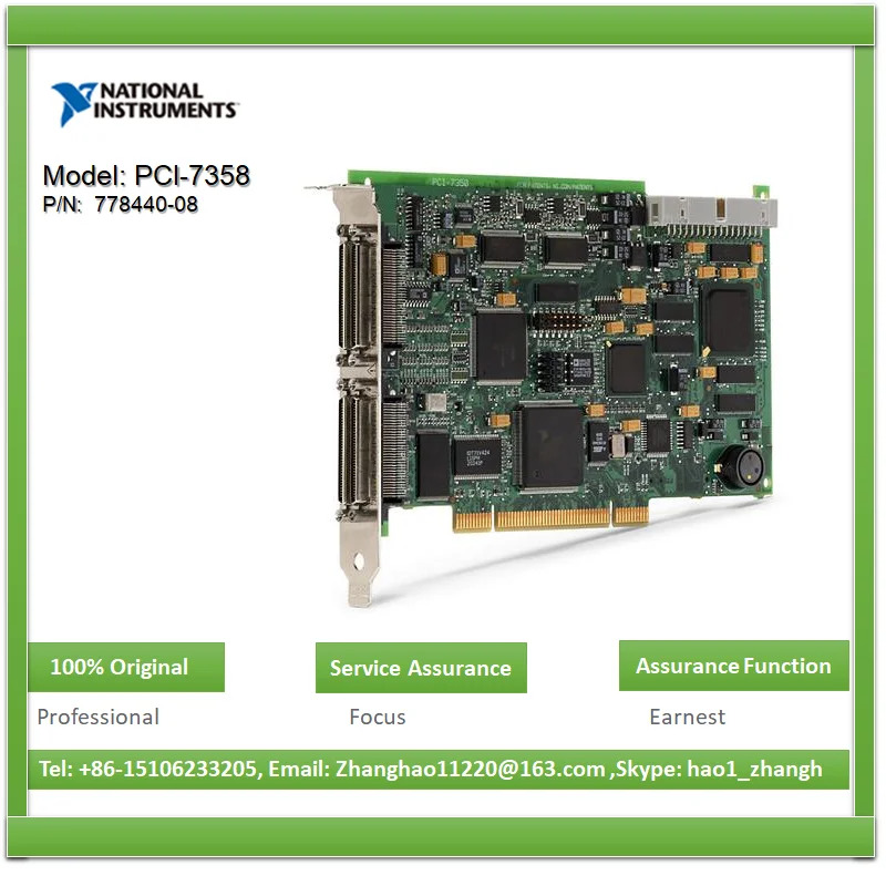 NI PCI-7358 778440 -08 8축 고성능 스테퍼/서보 모션 컨트롤러