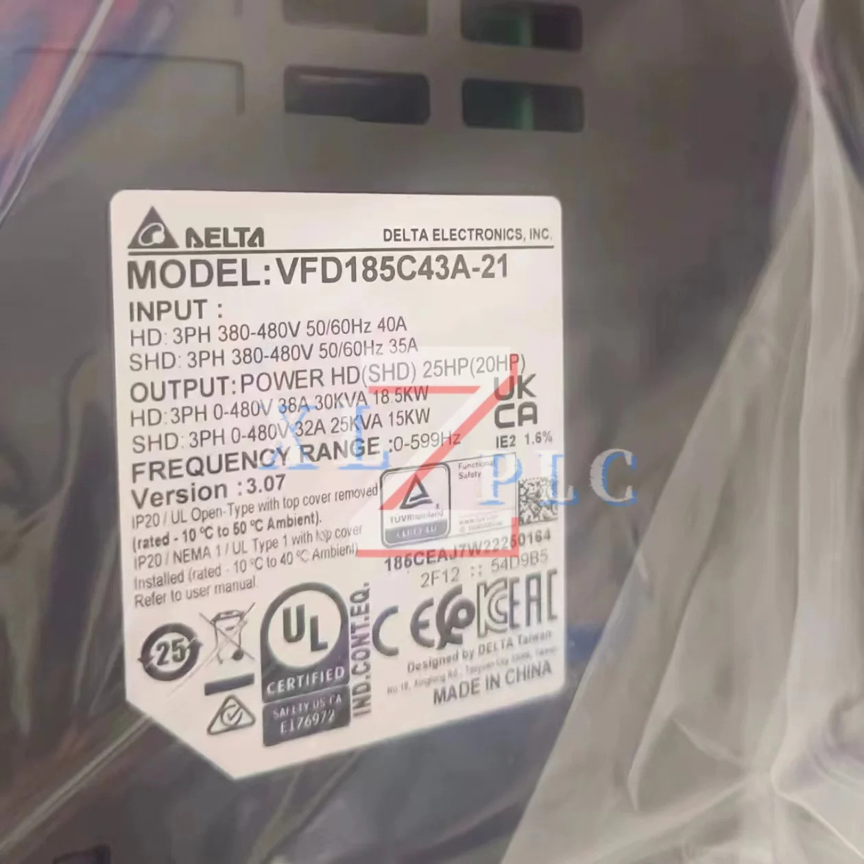 VFD185C43A-21 VFD220CP43A-21 주파수 변환기