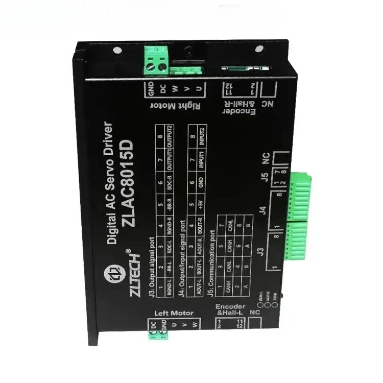 ZLTECH CE RoHS CANopen RS485 3상 24-48V 듀얼 채널 30A 500W 모바일 브러시리스 DC 서보모터 증폭기 드라이버