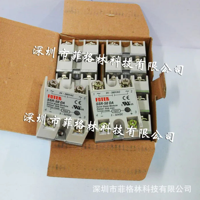 실제 SSR-50DA-H 대만 양명 포텍 솔리드 스테이트 릴레이