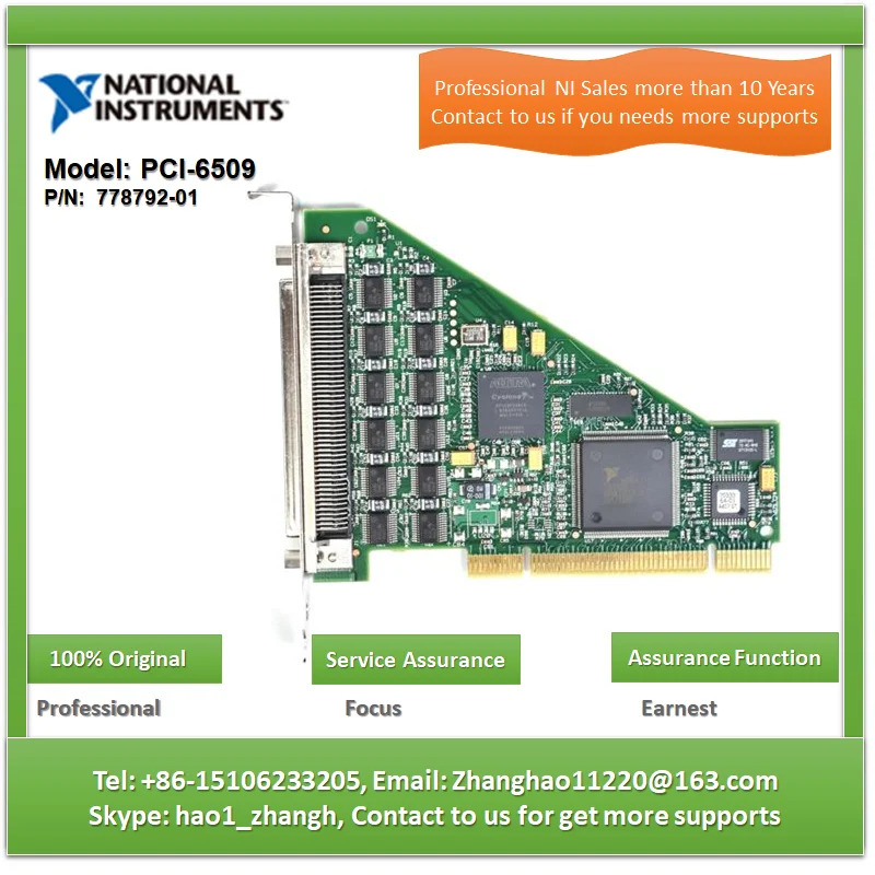 NI PCI-6509 96레5V TTL/CMOS 24mA PCI 디지털 I/O 장치