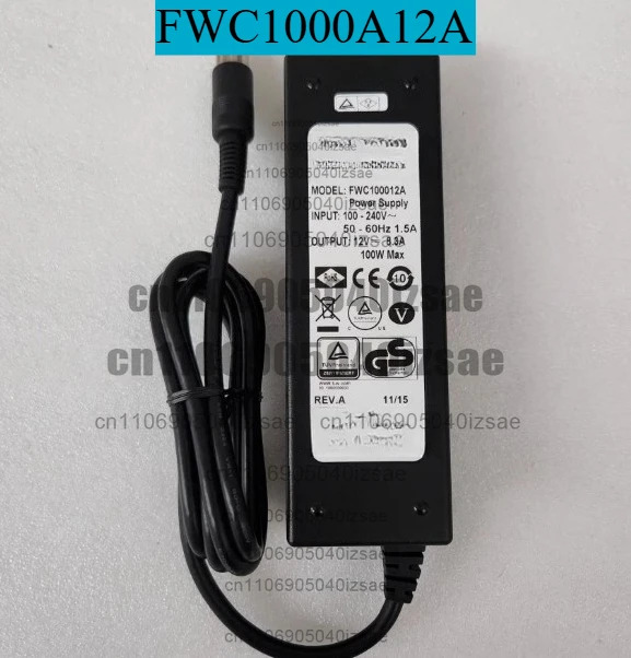 전원공급장치 케이블 FWC1000A 12A 12V 8.3A 8코어 어댑터 리퍼 완료 OK