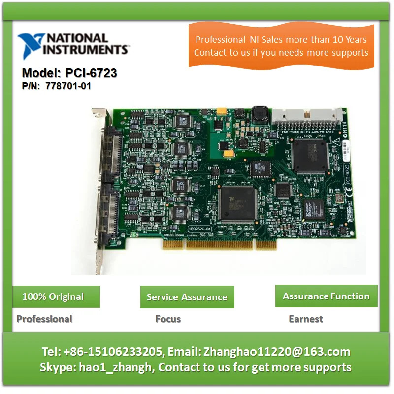 NI PCI-6723 파형 아날로그 출력 카드