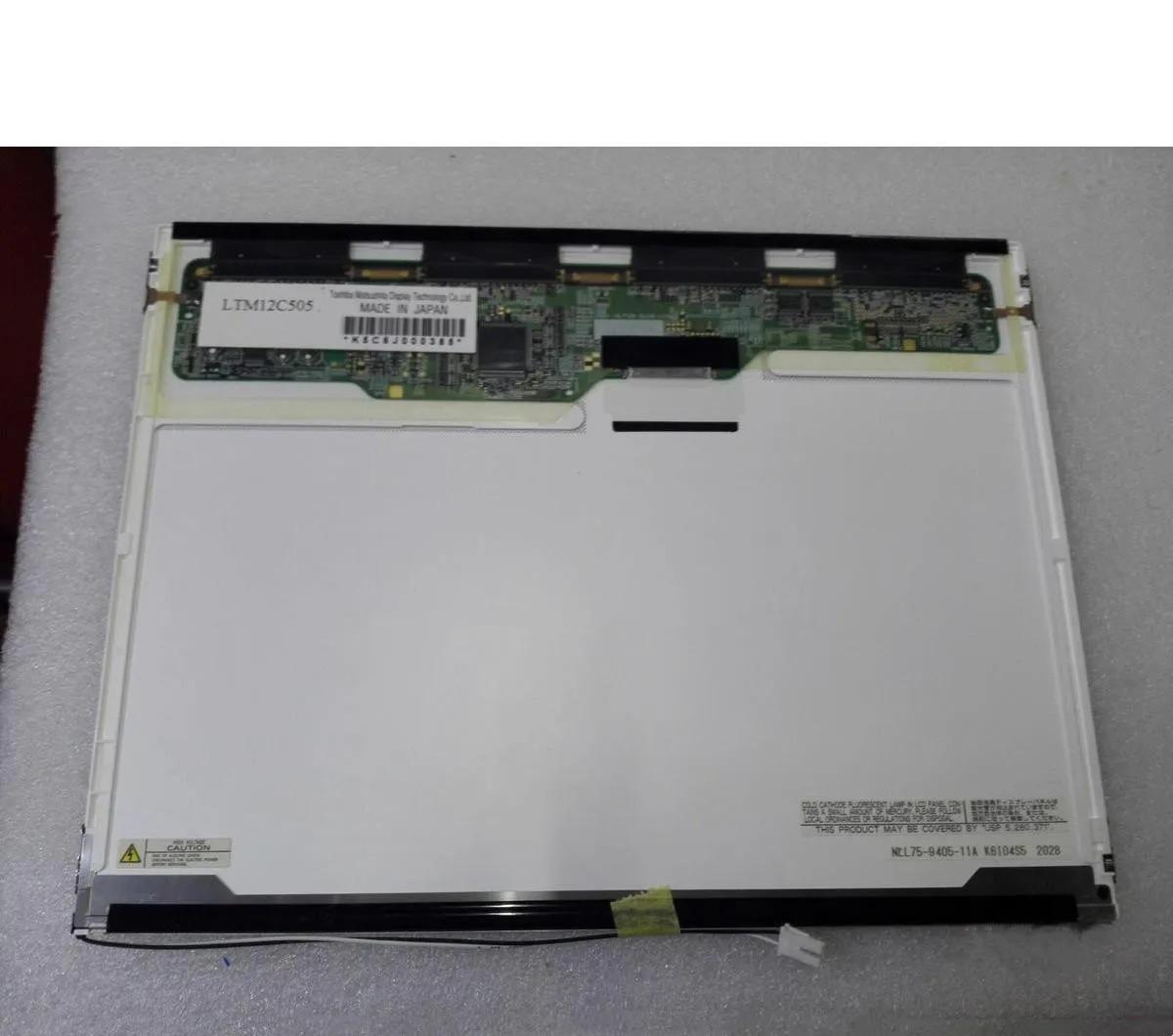 오리지널 노트북 LCD 화면 LTM12C505 12.1 인치