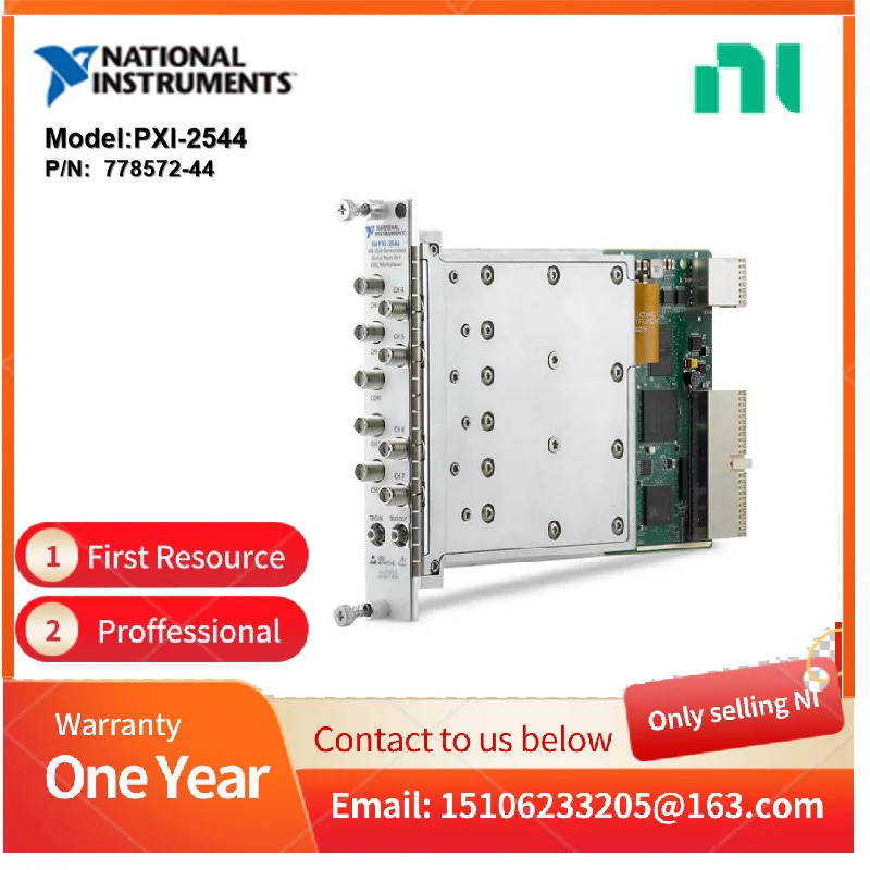 NI PXI-2544 8  1 종단 멀티플렉서 778572-44