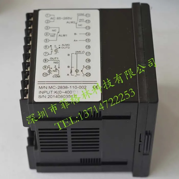 실제 MC-2838-301-002 대만 MAKTHERMO 온도 조절기 가능