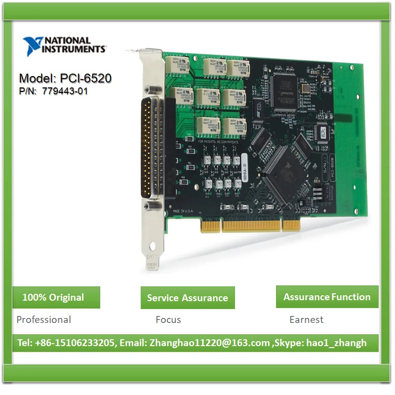 NI PCI-6520 디지털 I/O 모듈 779443 -01