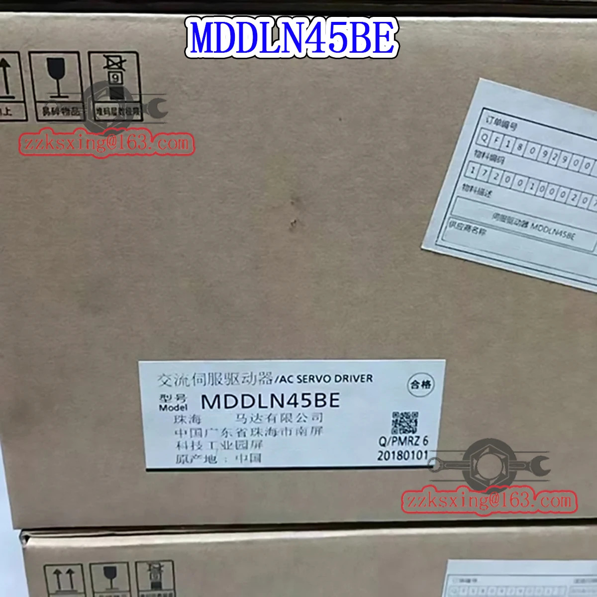 오리지널 AC 서보 드라이버 MDDLN45BE 신