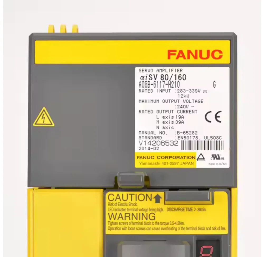CNC 컨트롤러A06B-6117-H210 Fanuc 서보 증폭기는 Ok A06B6117H210을 리퍼했습니다.