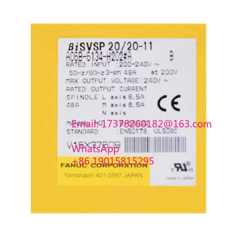 리퍼 A06B-6134-H202 서보 증폭기 완료