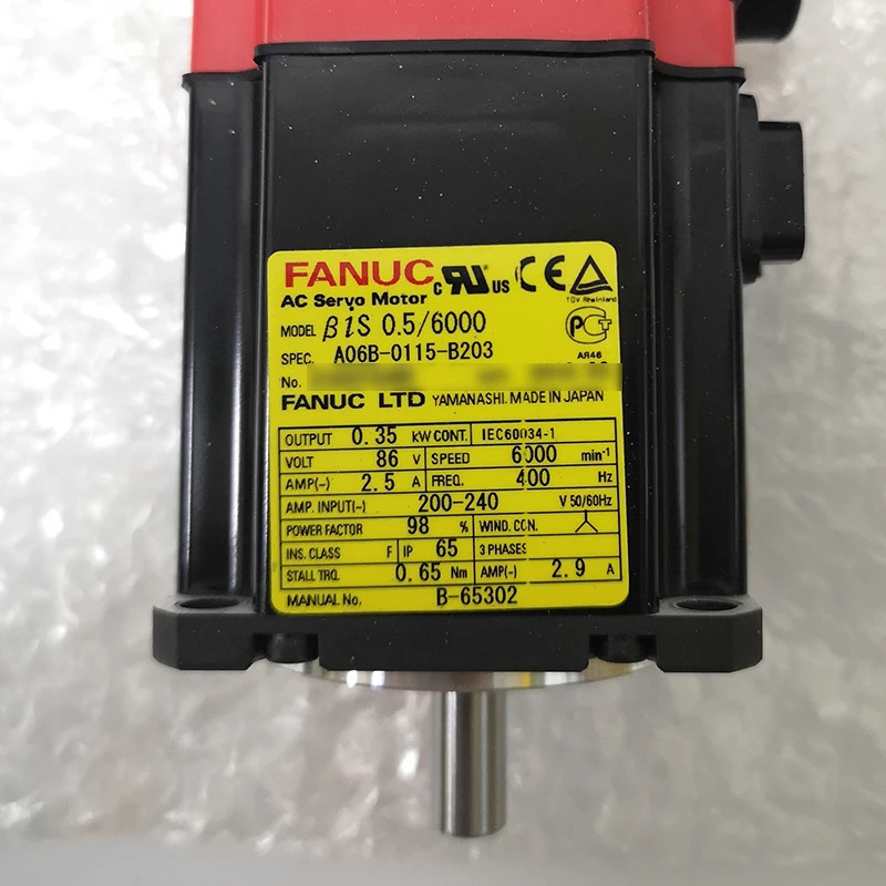 A06B-0115-B203 FANUC 서보모터 12개월 A06B 0115 B203
