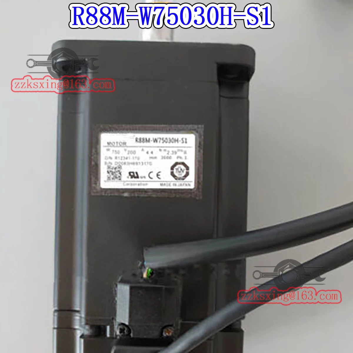 오리지널 AC 서보모터 R88M-W75030H-S1