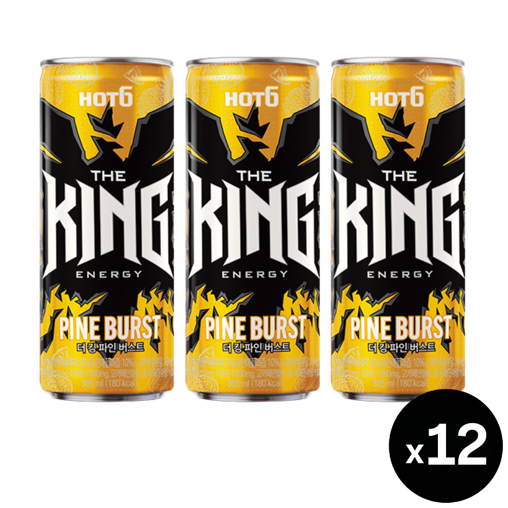 롯데 핫식스 더킹 파인버스트, 355ml, 12개 - 상품 이미지