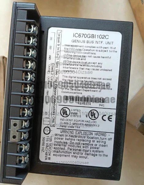 새 모듈 IC670GBI102G IC670GBI102C