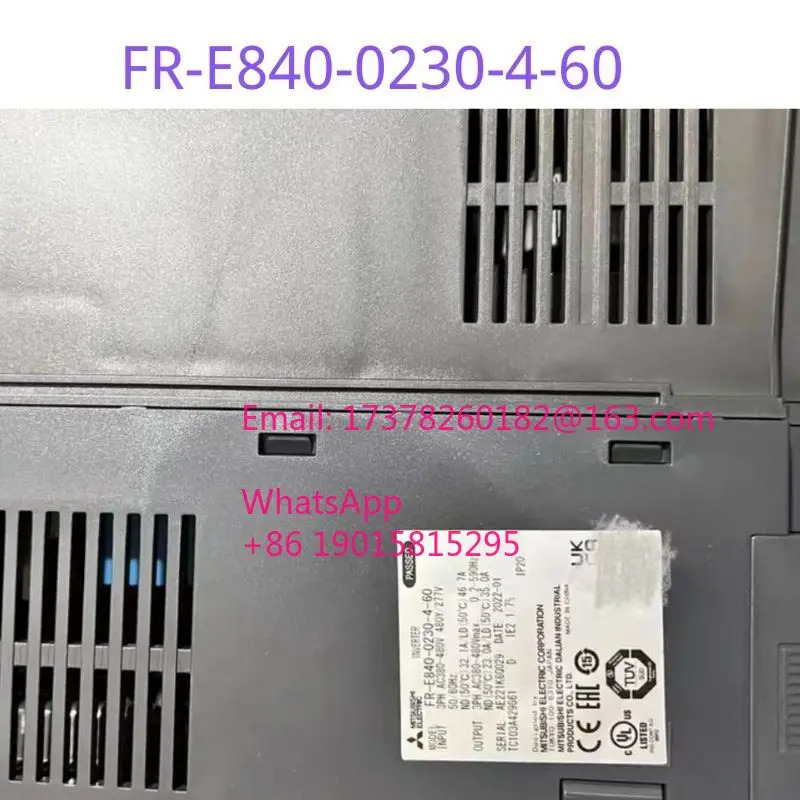 새 형 인버터 FR-E840-0230-4-60 시리즈