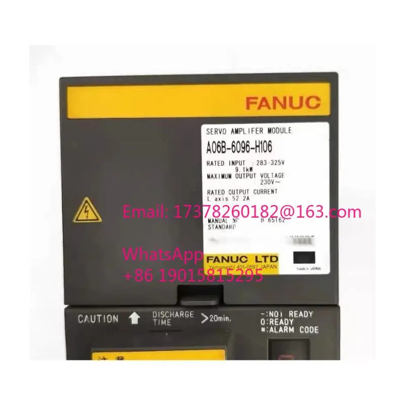 리퍼 FANUC A06B-6096-H106 서보 증폭기 완료
