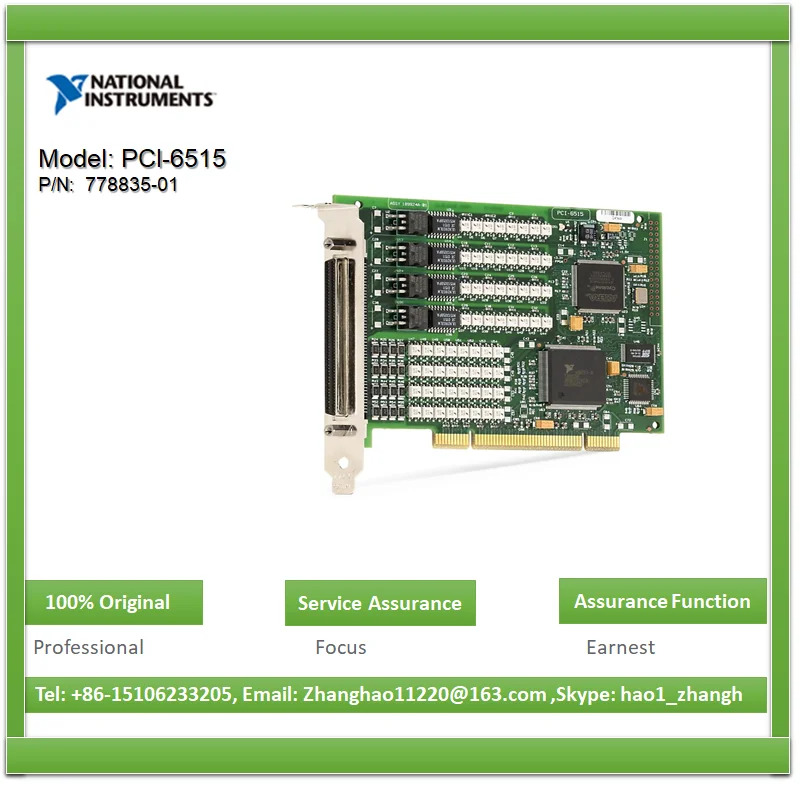 NI PCI-6515 저가형 산업디지털 I/O 모듈 778835 -01