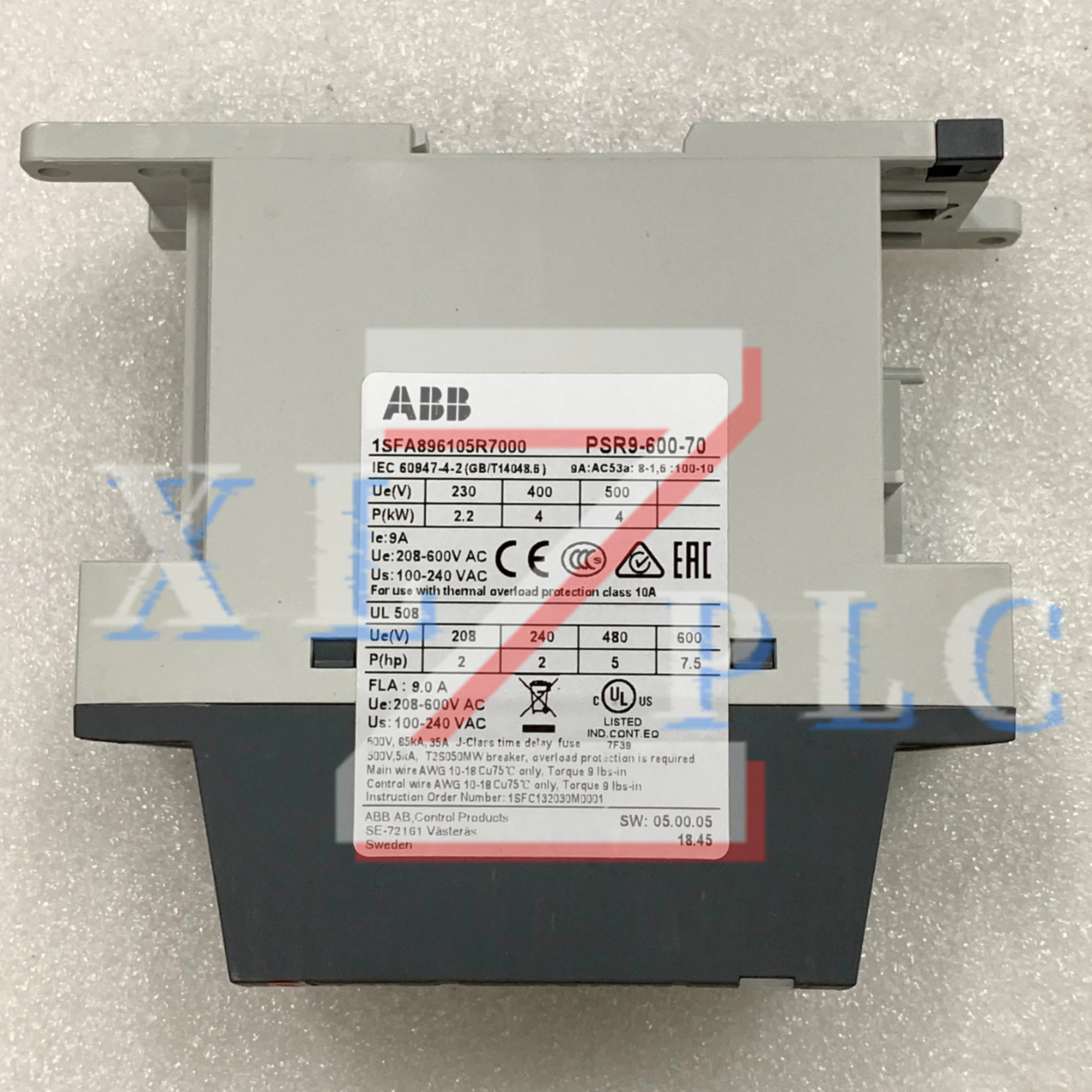 오리지널 소프트 스타터 PSR3-600-701.5KW PSR6-600-703KW PSR9-600-704KW PSR12-600-705.5KW