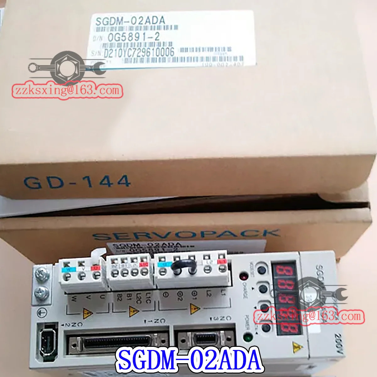 오리지널 AC 서보 드라이버 Brann-SGDM-02ADA