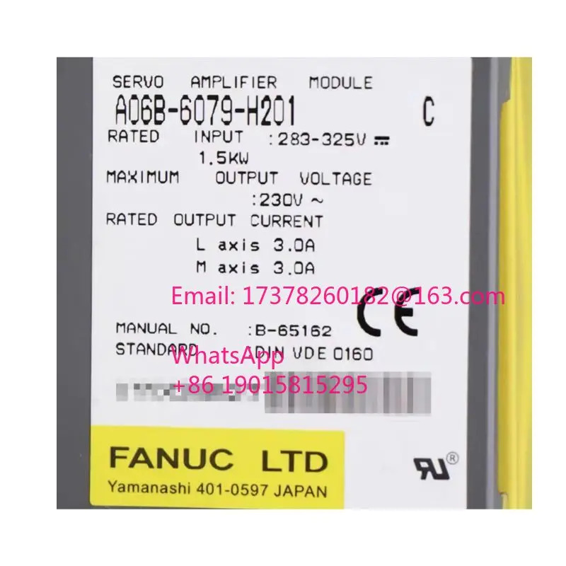 리퍼 A06B-6079-H201 서보 증폭기 모듈 완료