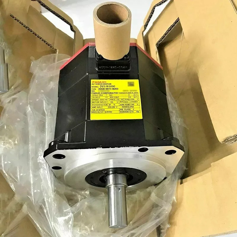 A06B-0075-B203 FANUC AC 서보모터 12개월 A06B 0075 B203