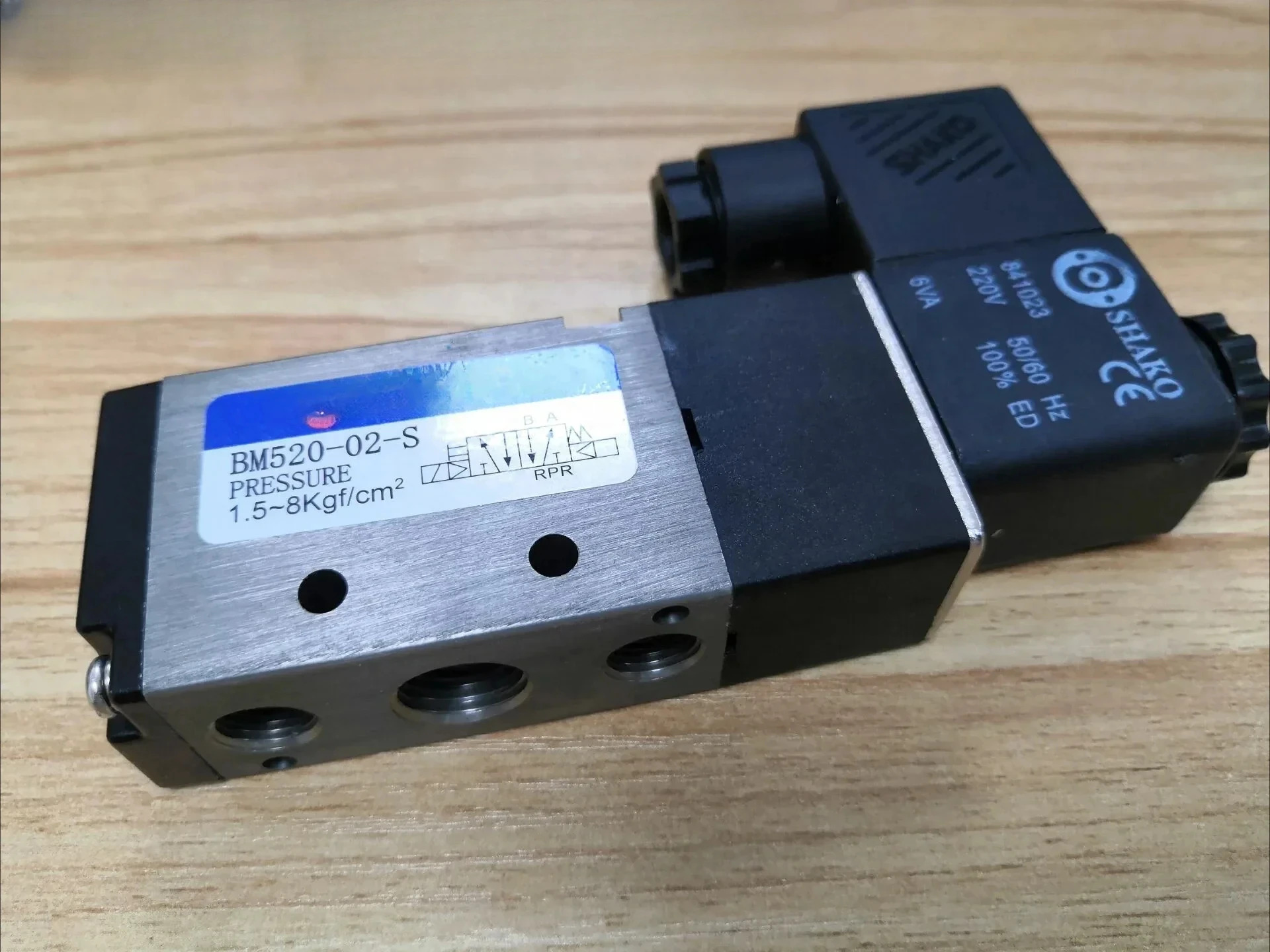 SHAKO 솔레노이드 밸브 BM520-02-S 220Vac 24vdc