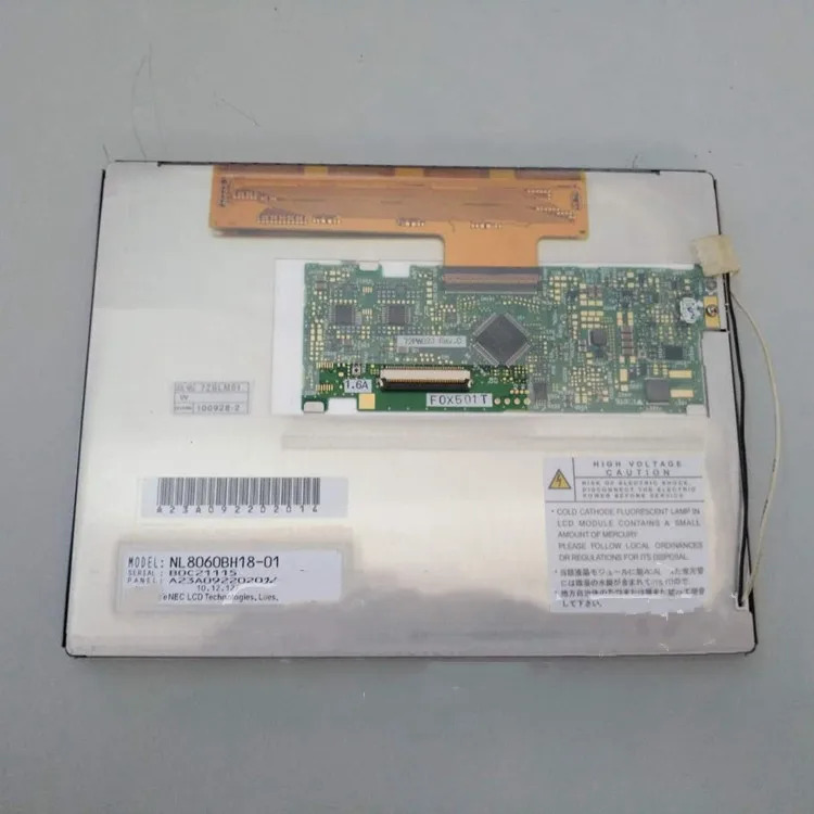 NL8060BH18-01 Tampilan 레이어 LCD 7.2 인치