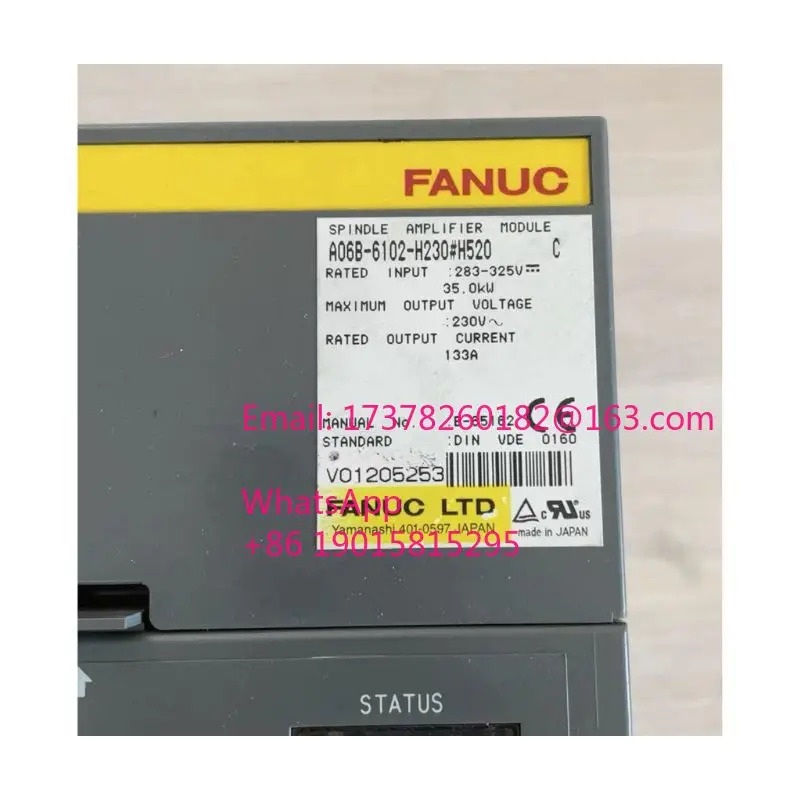 리퍼 A06B-6102-H230 H520 서보 증폭기 모듈 완료