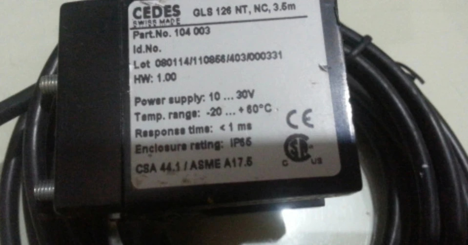 CEDES 광전스위치 레벨링 센서 부품 GLS126NT.NC 신