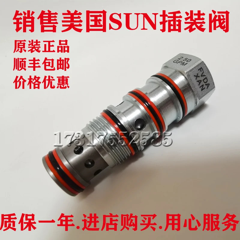 미국 SUN 카트리지 밸브 FVDAXAN 또는 FVDA-XAN FVDA-XAN-2.5GPM