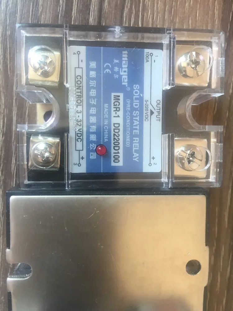 Mager 단상 SSR 솔리드 스테이트 릴레이 DC-DC DC 제어 MGR-1 DD220D100 5-220V 신
