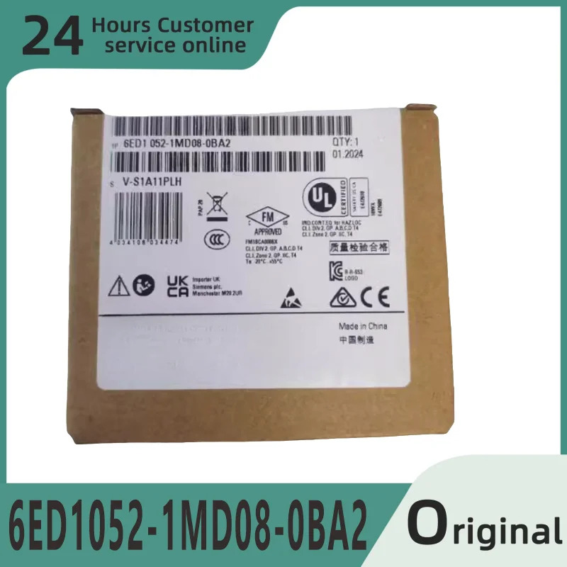 디스플레이 PLC 6ED1052-1MD08-0BA26ED1052-1FB08-0BA26ED1052-1CC08-0BA26ED1052-1HB08-0BA2 n을 갖춘 오리지널 로직 모듈