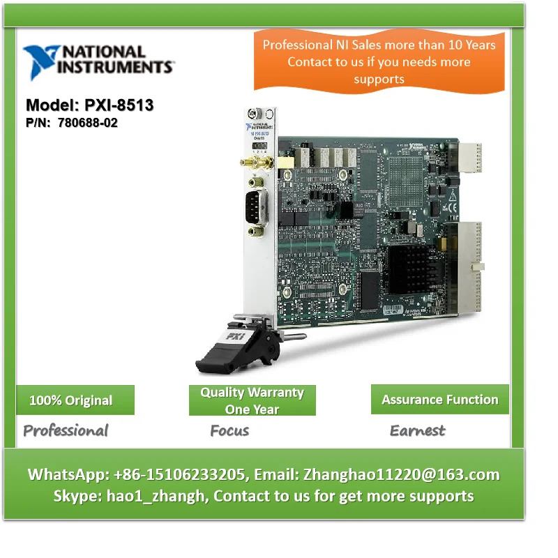 NI PXI-8513 780688 -02 자동차 네트워크 인터페이스 통신