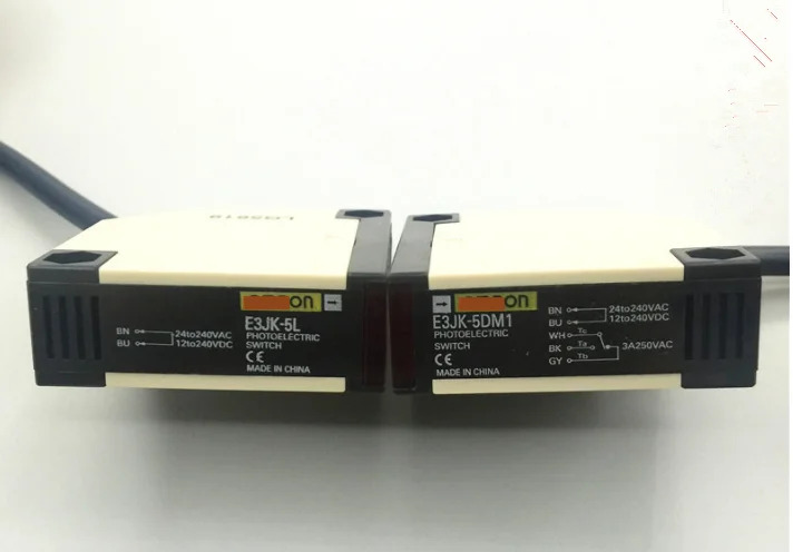 E3JK-5DM1 E3JK-5L 광전 빔 스위치 센서 12-24VDC 또는 90-250VAC 포장 신 3 세트