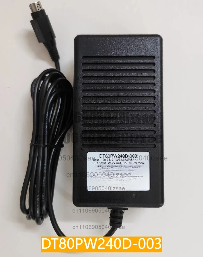 24V 4핀 전원공급장치 케이블 DT80PW240D-003 100-240V2A 50-60Hz