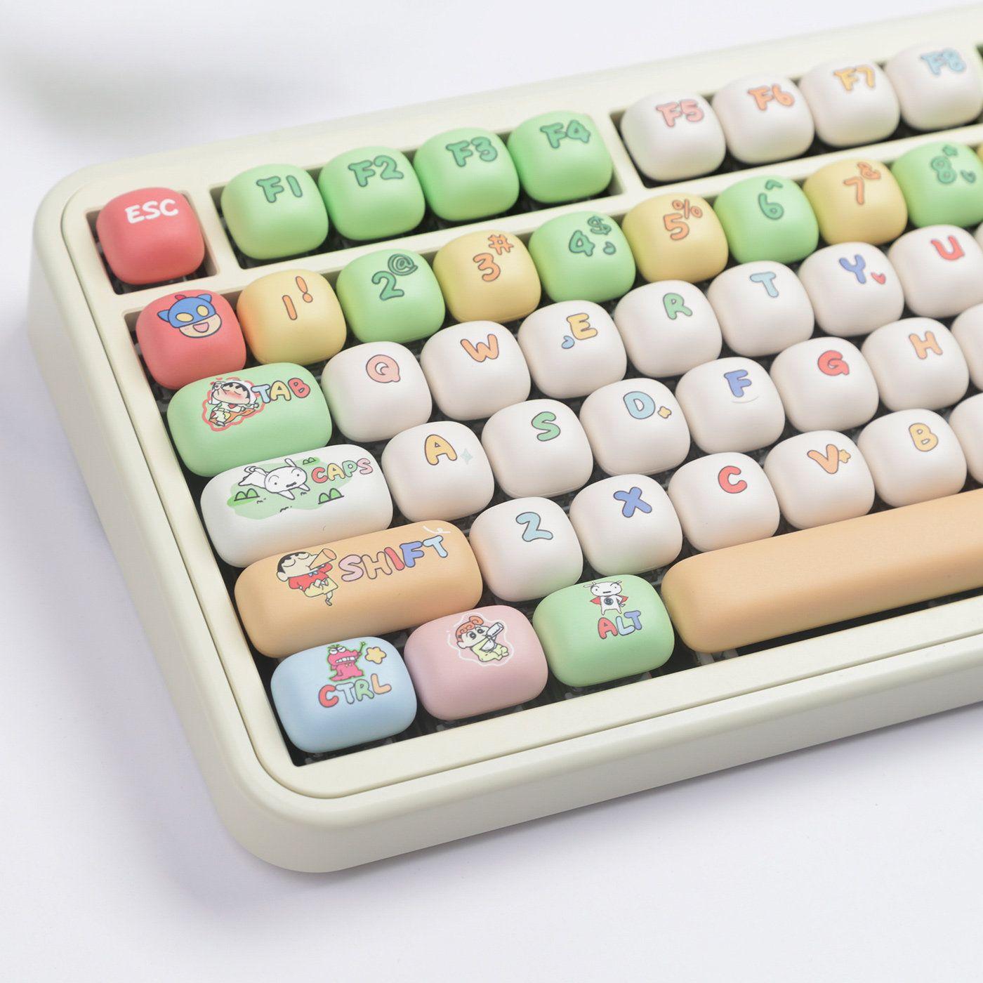 귀여운 키캡 DIY PBT 키패드 140키 - 상품 이미지