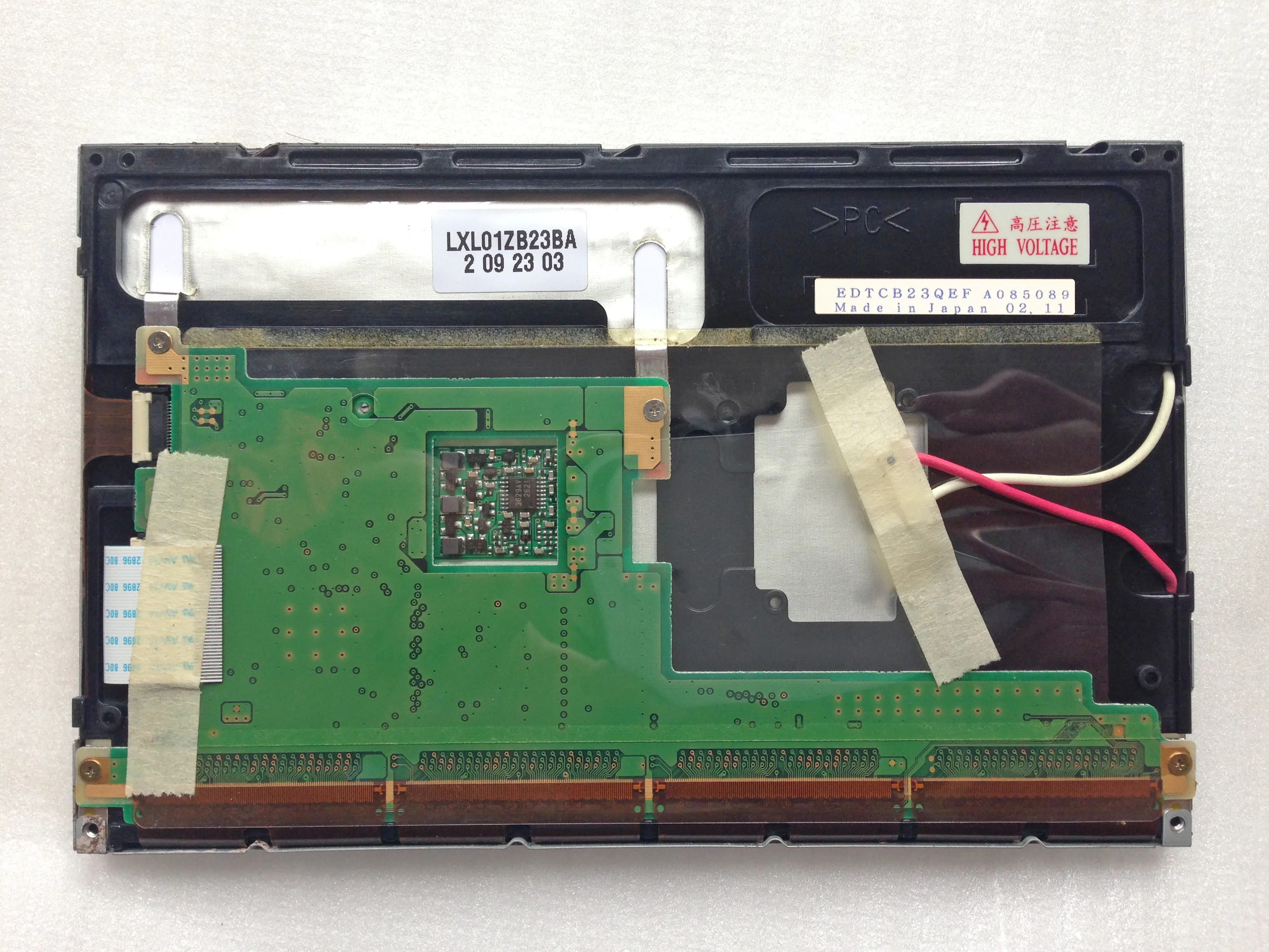 오리지널 7 인치 LCD 디스플레이 LX01ZB23BA EDTCB23QEF LTA070B792F
