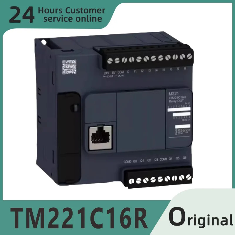 오리지널 M221 컨트롤러 PLC TM221CE16R TM221CE16T TM221C16R TM221C16T