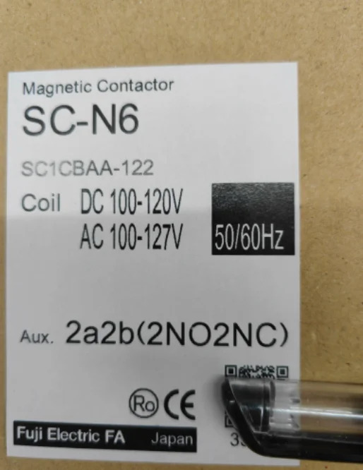 Fuji Electric FA 일본 SC-N6 SCN6 S-CN6 110V 220V 380V 마그네틱 접촉기 신