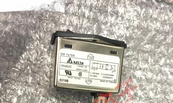 06AB2D 오리지널 AC 전원 입력모듈 커넥터 필터 115/250VAC