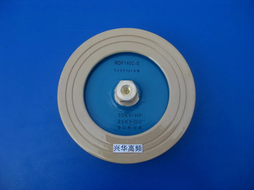 원형 도자기 고주파 기계 신 오리지널 고전압 RDF140C-S 500PF 30KVHF 25KVDC 90KVA