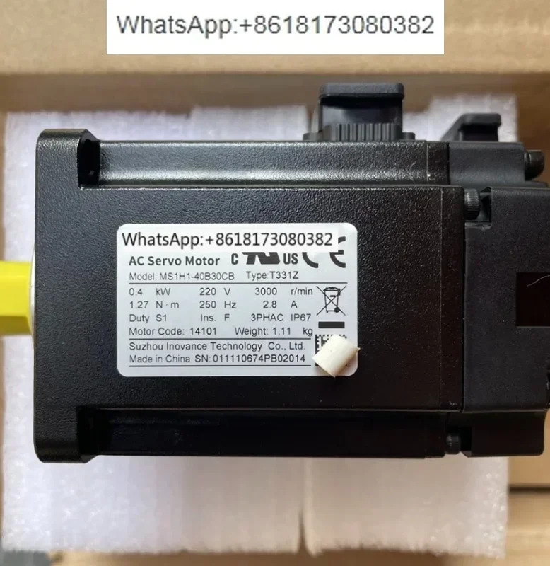 Huichuan 서보모터 MS1H1-40B30CB-T331Z 400w