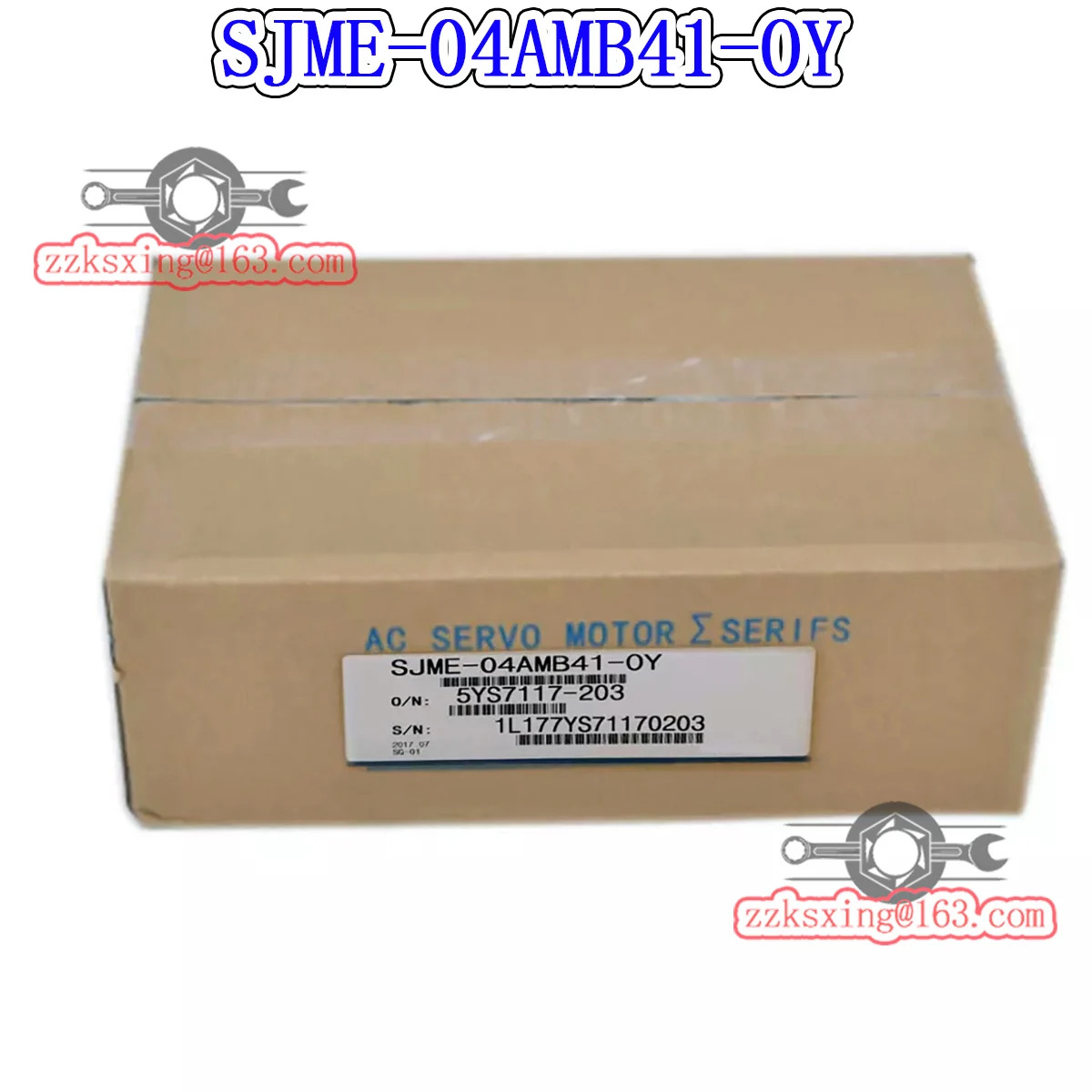 오리지널 AC 서보모터 신 SJME-04AMB41-OY